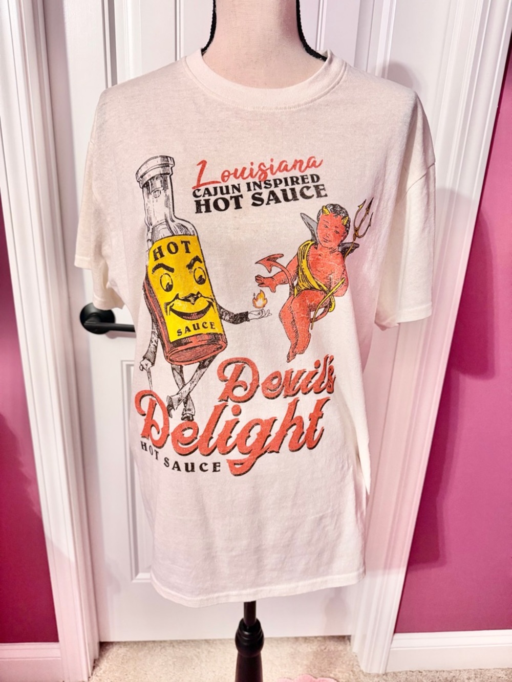 Brisco Louisiana Cajun Inspired Hot Sauce Graphic Tee Size L